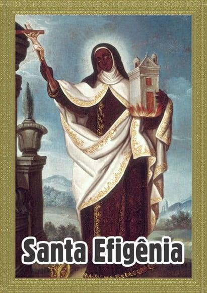 Santinho Santa Efigênia. Pcte c/ 250 Unids