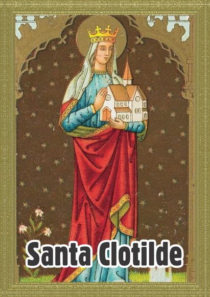 Santinho Santa Clotilde. Pcte c/ 250 Unids