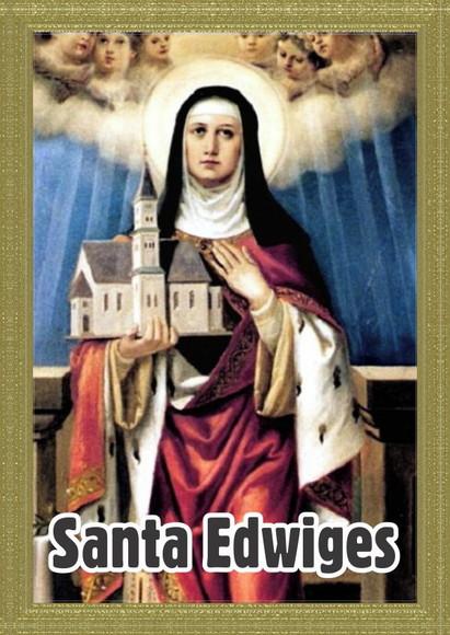 Santinho Santa Edwiges. Pcte c/ 250 Unids