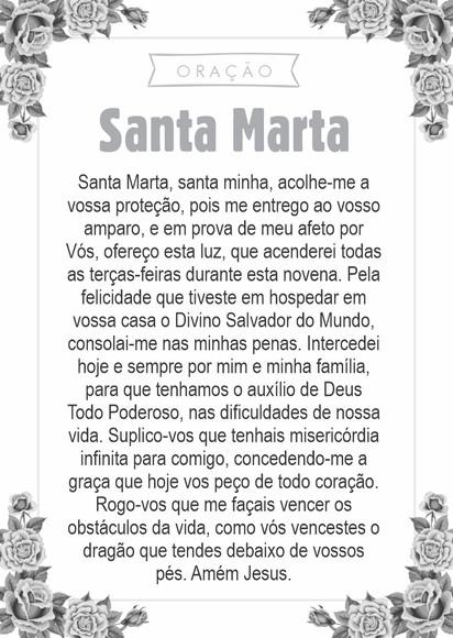 Santinho Santa Marta. Pcte c/ 250 Unids