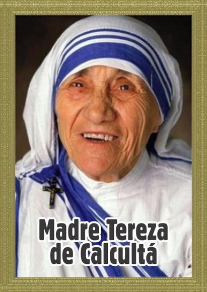 Santinho Santa Madre Tereza de Calcutá. Pcte c/ 250 Unids
