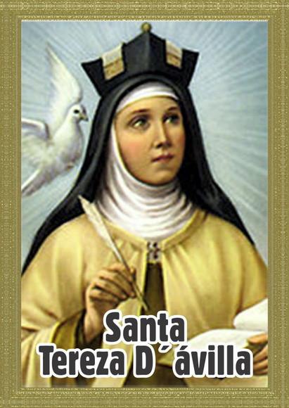 Santinho Santa Tereza D'ávilla. Pcte c/ 250 Unids