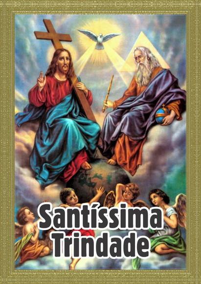 Santinho Santíssima Trindade. Pcte c/ 250 Unids