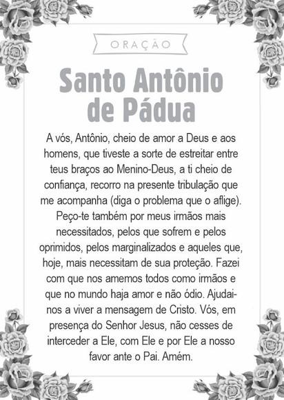 Santinho Santo Antônio. Pcte c/ 250 Unids
