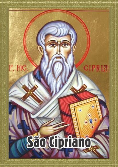 Santinho São Cipriano. Pcte c/ 1000 Unids