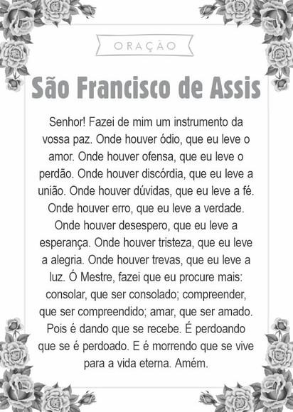 Santinho São Francisco de Assis. Pcte c/ 250 Unids