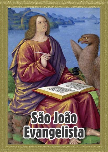 Santinho São João Evangelista. Pcte c/ 250 Unids