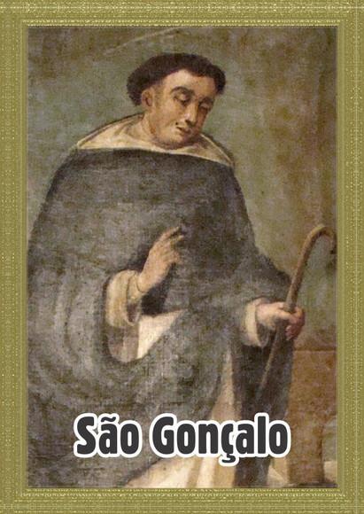 Santinho São Gonçalo. Pcte c/ 250 Unids