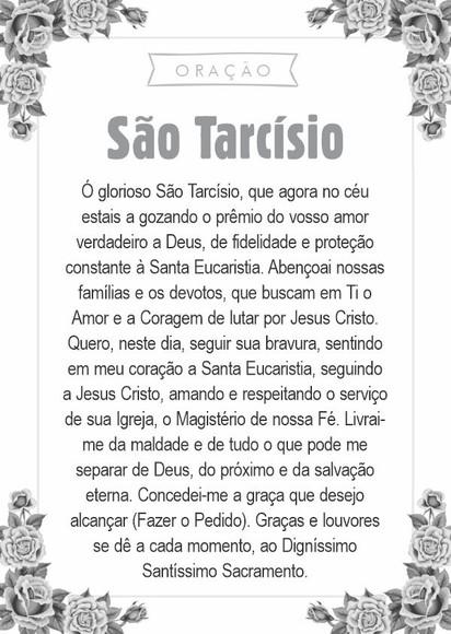 Santinho São Tarcísio. Pcte c/ 250 Unids