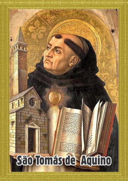 Santinho São Tomás de Aquino. Pcte c/ 250 Unids