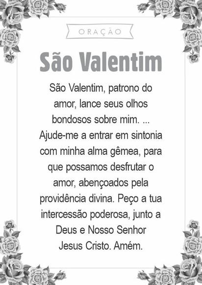 Santinho São Valentim. Pcte c/ 250 Unids