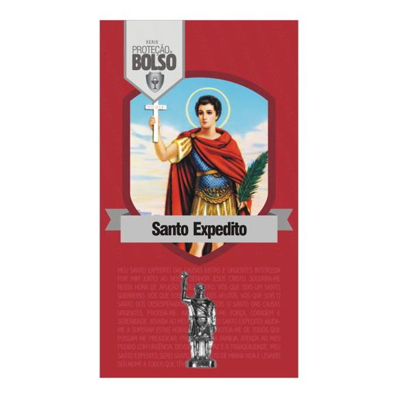 SANTO EXPEDITO | CARTÃO DE BOLSO + MINI IMAGEM