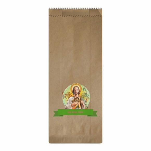 São Judas Tadeu - Saquinho Kraft Simples Personalizado