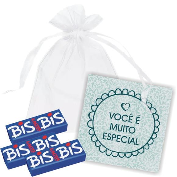SAQUINHO DE ORGANZA + MINI CARTÃO - VOCÊ