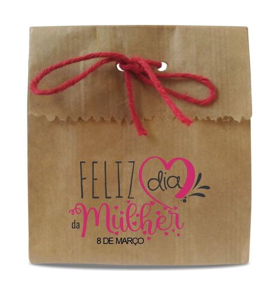 Saquinho de Papel Dia da Mulher, Person, Furo/cordão. Mod2