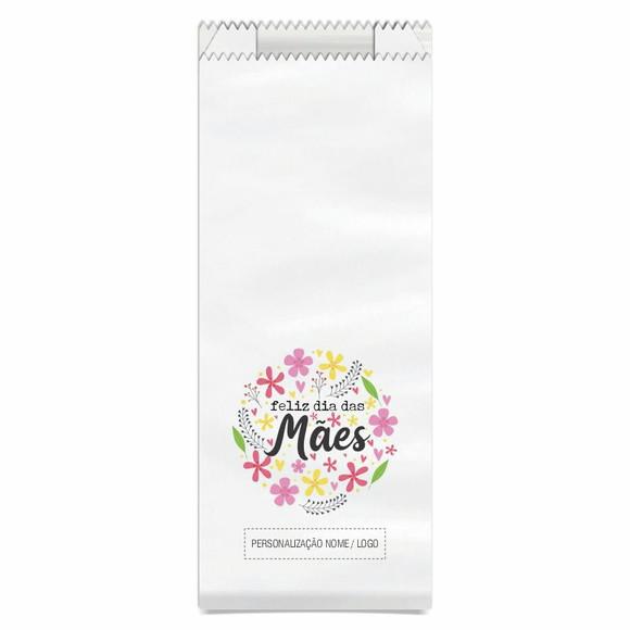 Saquinho de Papel Dia das Mães, Personalizado. Mod.01.