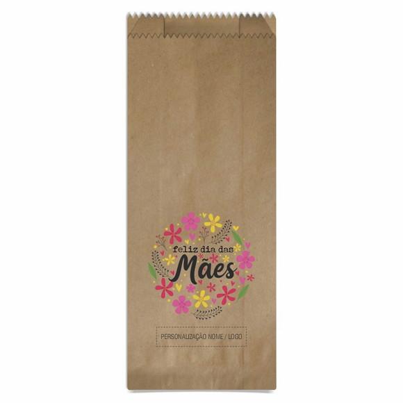 Saquinho de Papel Dia das Mães, Personalizado. Mod.01.