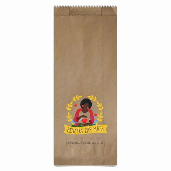 Saquinho de Papel Dia das Mães, Personalizado. Mod.05.