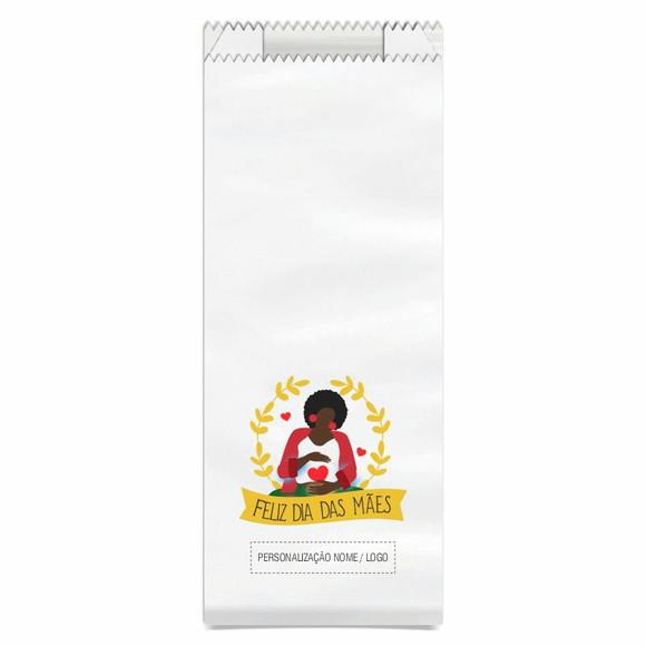 Saquinho de Papel Dia das Mães, Personalizado. Mod.05.