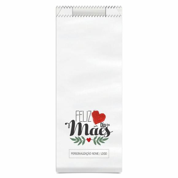 Saquinho de Papel Dia das Mães, Personalizado. Mod.06.