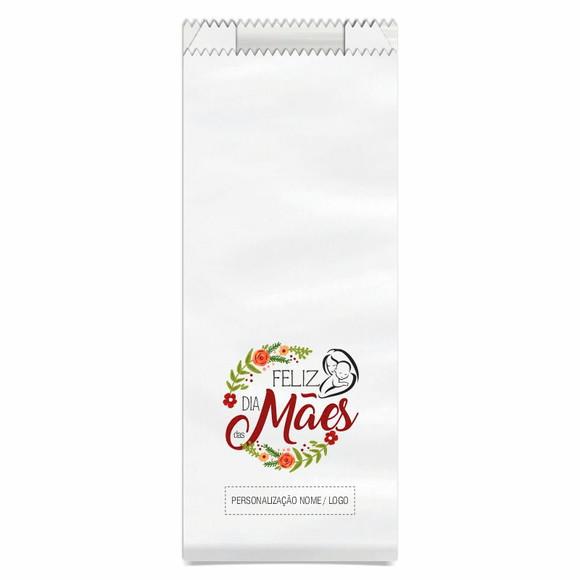 Saquinho de Papel Dia das Mães, Personalizado. Mod.10.