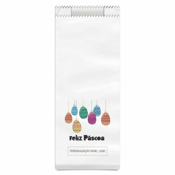 Saquinho de Papel Páscoa, Personalizado. Mod.01.