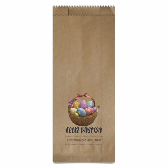 Saquinho de Papel Páscoa, Personalizado. Mod.02.