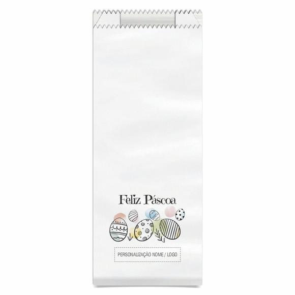 Saquinho de Papel Páscoa, Personalizado. Mod.09.
