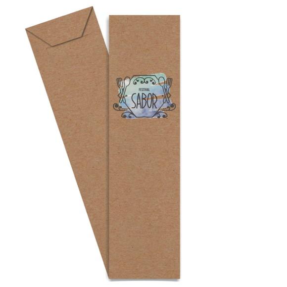 SAQUINHO DE PAPEL PORTA TALHERES PERSONALIZADO