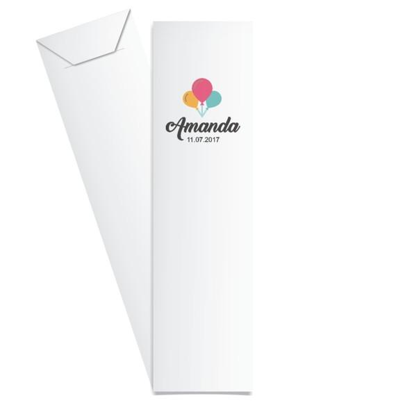 SAQUINHO DE PAPEL PORTA TALHERES PERSONALIZADO ANIVERSÁRIO 2
