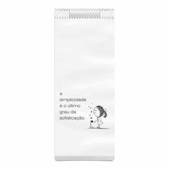 SAQUINHO KRAFT SIMPLES PERSONALIZADO - A SIMPLICIDADE...
