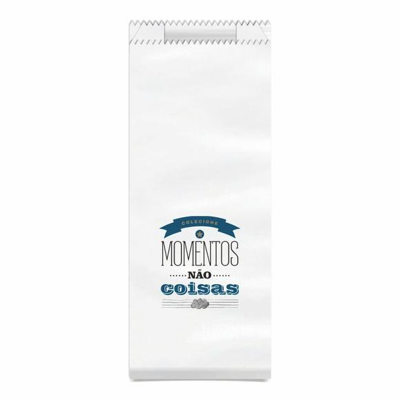 SAQUINHO KRAFT SIMPLES PERSONALIZADO - COLECIONE MOMENTOS...