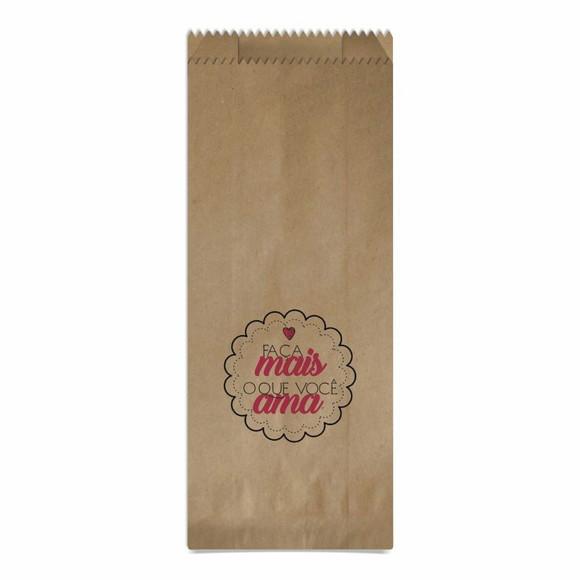 Saquinho Kraft Simples Personalizado - Faça Mais...
