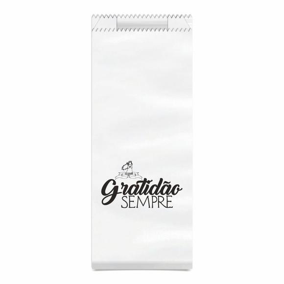 Saquinho Kraft Simples Personalizado - Gratidão Sempre