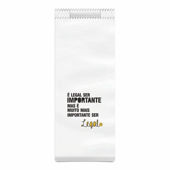 Saquinho Kraft Simples Personalizado - Importante Ser Legal
