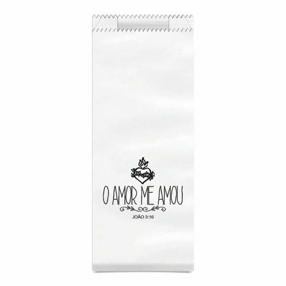 Saquinho Kraft Simples Personalizado - o Amor Me Amou