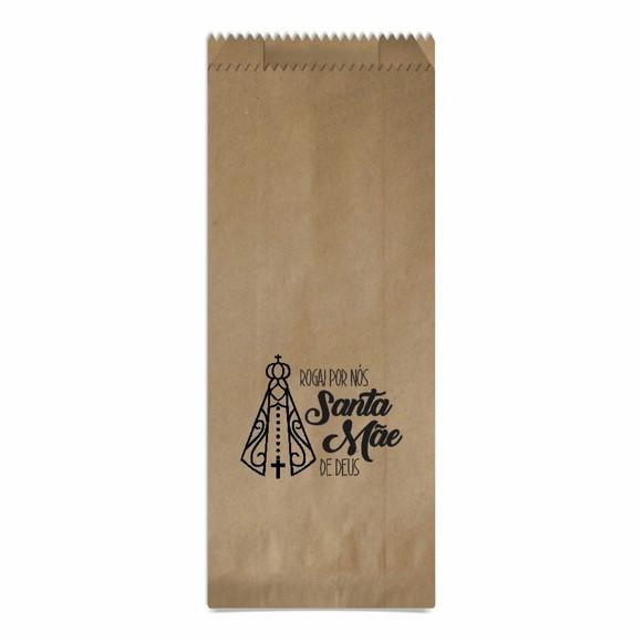 Saquinho Kraft Simples Personalizado - Rogais Por Nós...