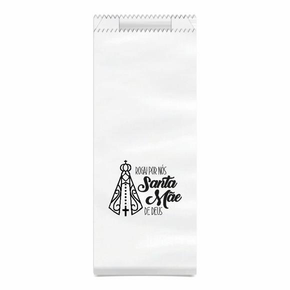 Saquinho Kraft Simples Personalizado - Rogais Por Nós...