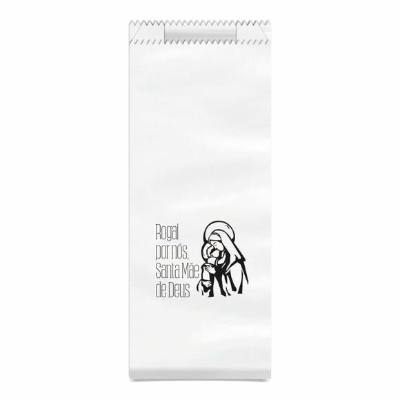 Saquinho Kraft Simples Personalizado - Santa Mãe de Deus