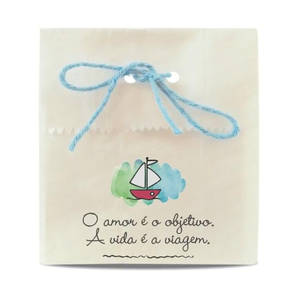 SAQUINHO PAPEL PERSONALIZADO - A VIAGEM