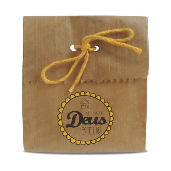 SAQUINHO PAPEL PERSONALIZADO - ABENÇÔE DEUS