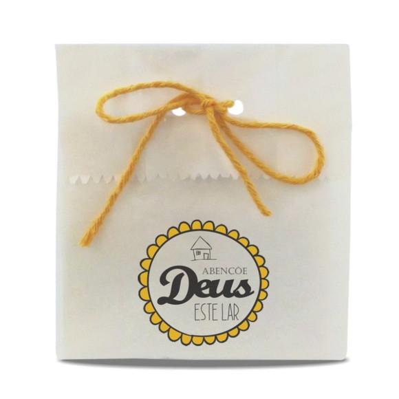 SAQUINHO PAPEL PERSONALIZADO - ABENÇÔE DEUS