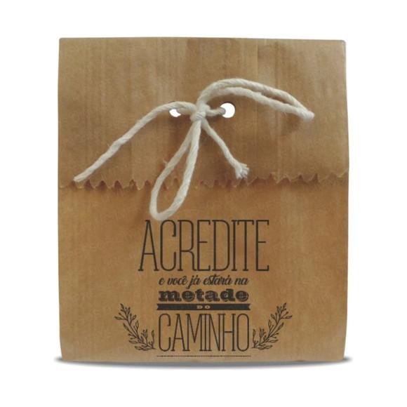 SAQUINHO PAPEL PERSONALIZADO - ACREDITE