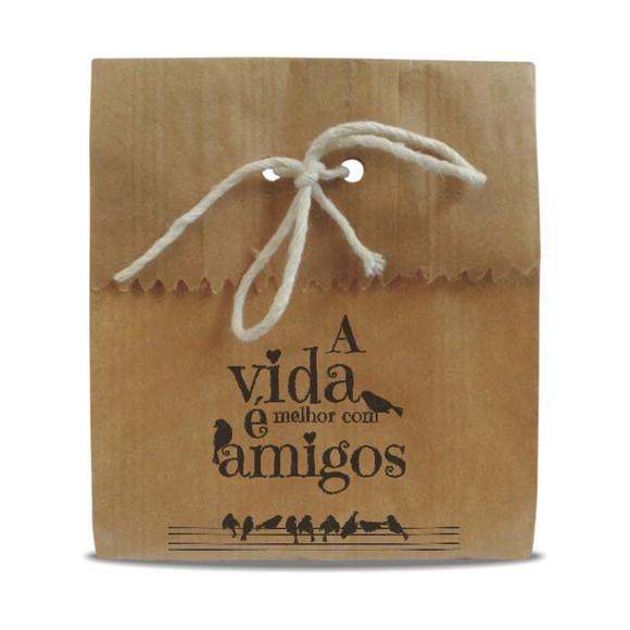 SAQUINHO PAPEL PERSONALIZADO - AMIGOS
