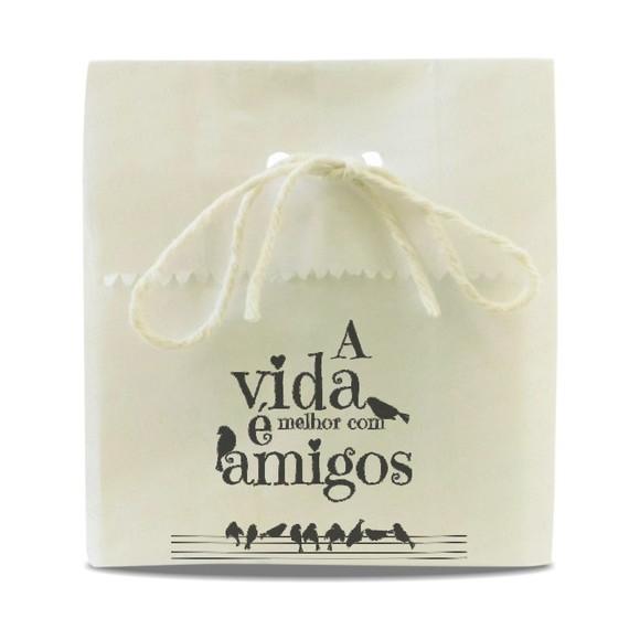 SAQUINHO PAPEL PERSONALIZADO - AMIGOS