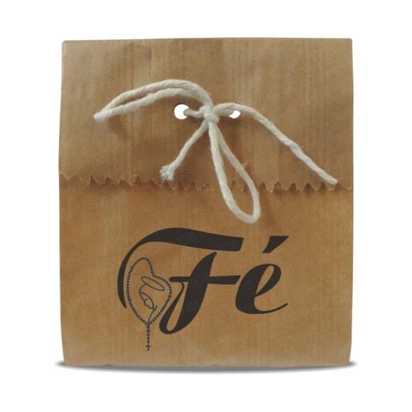 SAQUINHO PAPEL PERSONALIZADO - FÉ