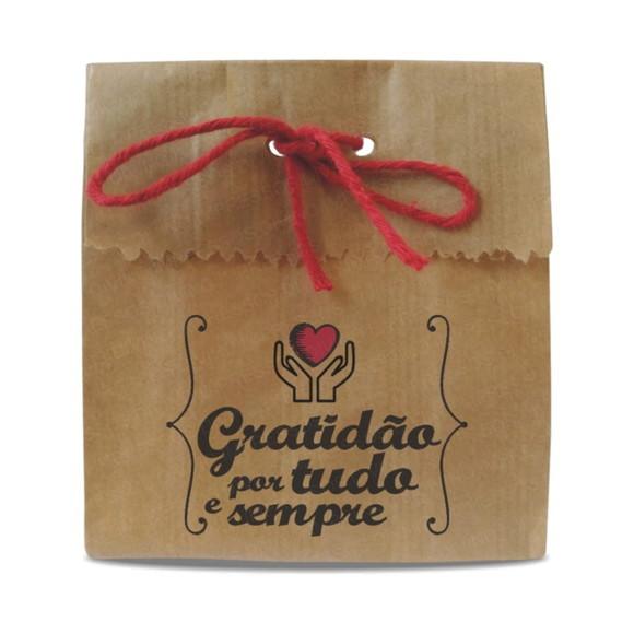 SAQUINHO PAPEL PERSONALIZADO - GRATIDÃO POR TUDO E SEMPRE