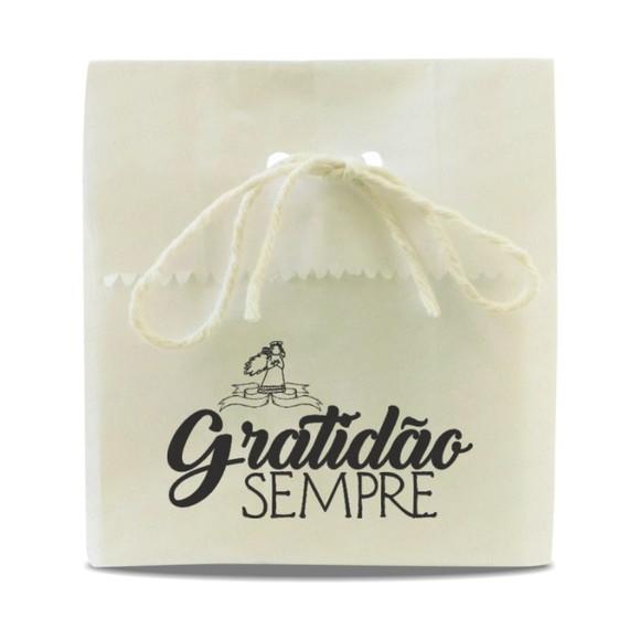 SAQUINHO PAPEL PERSONALIZADO - GRATIDÃO SEMPRE