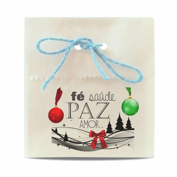 Saquinho Papel Personalizado - Natal / Ano Novo