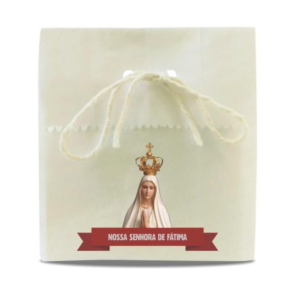 SAQUINHO PAPEL PERSONALIZADO - NOSSA SENHORA DE FÁTIMA